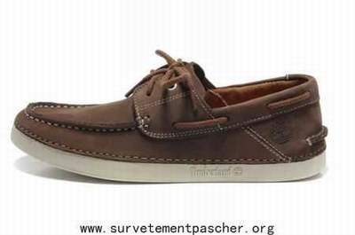 chaussure bateau blanche homme